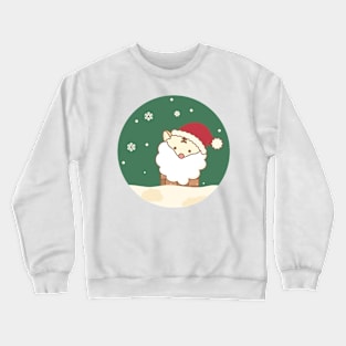 Santa from the chimney Crewneck Sweatshirt